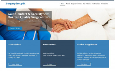 surgerygroupsc.com screenshot