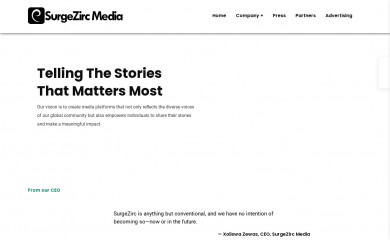surgezircmedia.com screenshot