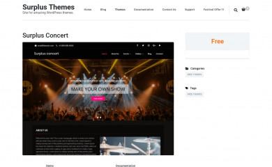Surplus Concert screenshot