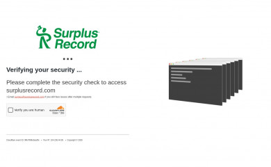 surplusrecord.com screenshot