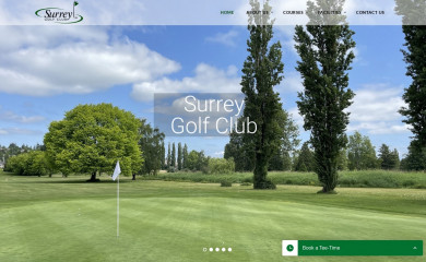 surreygolf.com screenshot
