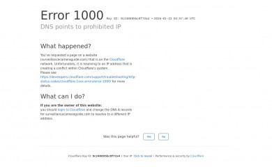 surveillancecameraguide.com screenshot