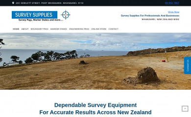 surveysupplies.co.nz screenshot