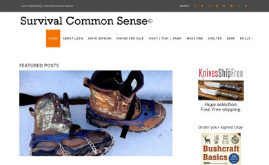 survivalcommonsense.com screenshot