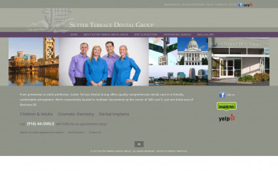 sutterterracedental.com screenshot