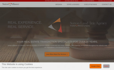 suttonalliance.com screenshot