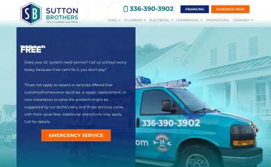 suttonbros.com screenshot