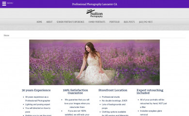 suttonphotography.com screenshot
