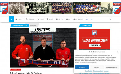 sv-teglingen.de screenshot