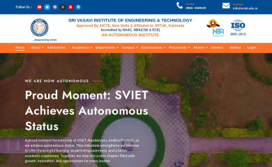 sviet.edu.in screenshot