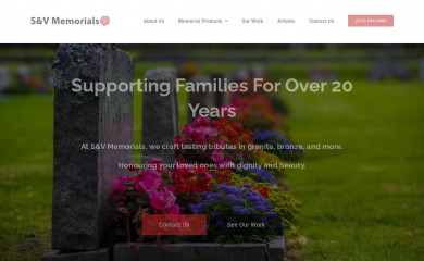 svmemorials.com screenshot