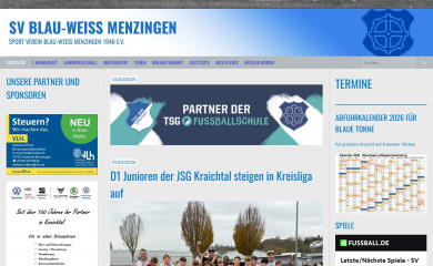 svmenzingen.de screenshot