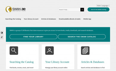 swanlibraries.net screenshot