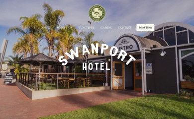 swanporthotel.com.au screenshot