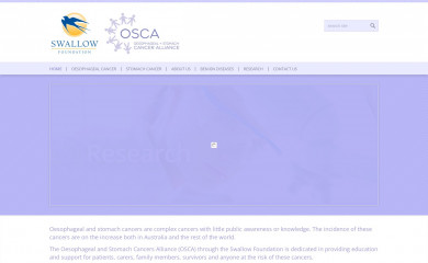 swallowfoundation.com screenshot