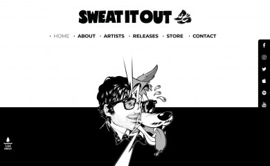 sweatitoutmusic.com screenshot