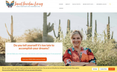 sweetfreedomliving.com screenshot