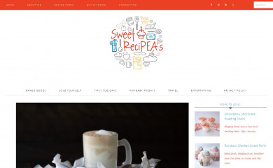 sweetrecipeas.com screenshot