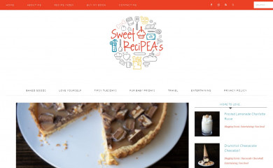 sweetrecipeas.com screenshot