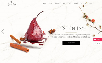 http://sweettooth.elated-themes.com screenshot
