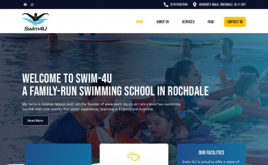 swim-4u.co.uk screenshot