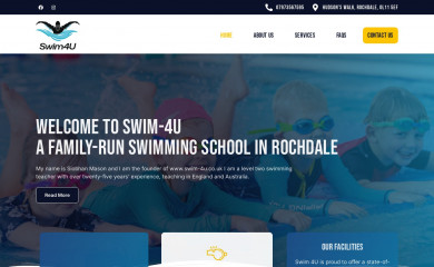 swim-4u.co.uk screenshot