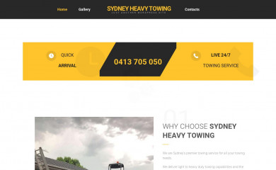 sydneyheavytowing.com.au screenshot
