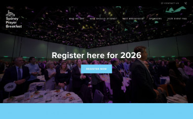 sydneyprayerbreakfast.com.au screenshot