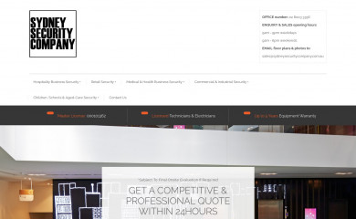 sydneysecuritycompany.com.au screenshot