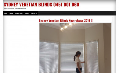 sydneyvenetianblinds.com.au screenshot