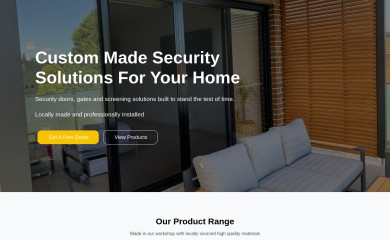 sydneywidesecuritydoors.com.au screenshot