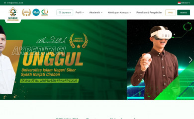 syekhnurjati.ac.id screenshot