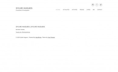 sylviehugues.com screenshot