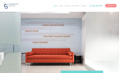 symphony.dental screenshot