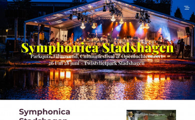 symphonicastadshagen.nl screenshot