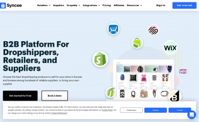 syncee.co screenshot