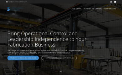 synchronoussolutions.com screenshot