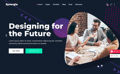 https://synergia.qodeinteractive.com screenshot