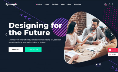 https://synergia.qodeinteractive.com screenshot