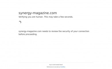 synergy-magazine.com screenshot