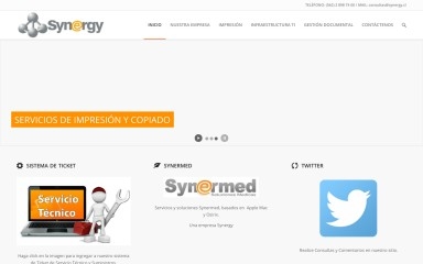 http://synergy.cl screenshot