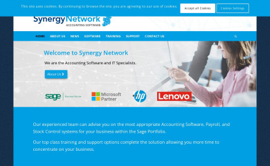 https://www.synergynet.ie screenshot