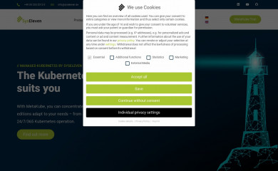 syseleven.net screenshot