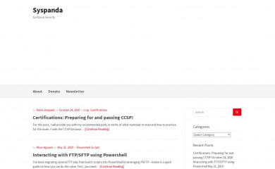 syspanda.com screenshot