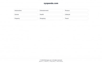 syspanda.com screenshot