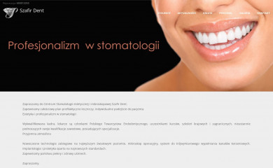 szafirdent.pl screenshot