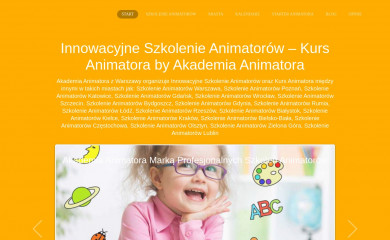szkolenieanimatorow.pl screenshot