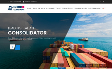 saco-combimar.it screenshot