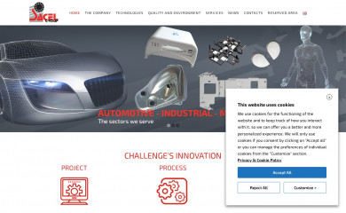 sacelgroup.com screenshot
