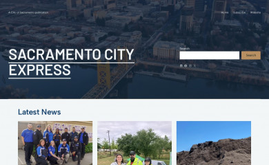 sacramentocityexpress.com screenshot